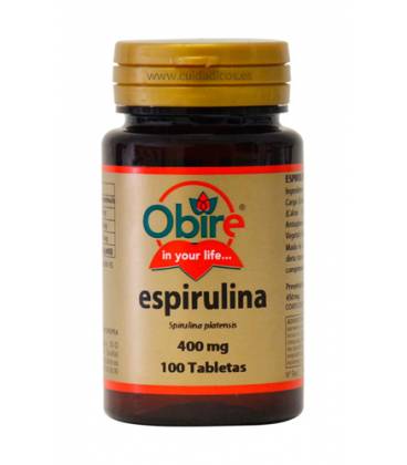 ESPIRULINA 400mg 100 Comprimidos de Obire