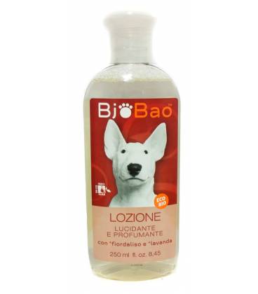 Loción abrillantadora BIO con perfume para perros 250ml de BioBao