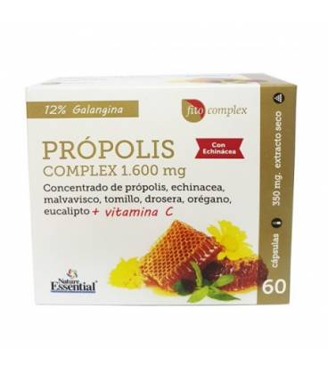 Propolis complex 1600 mg 60 capsulas de Nature Essential