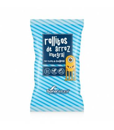 Snack rollitos de arroz cacao y avellana 3 unidades x 8,3 g de Soria Natural