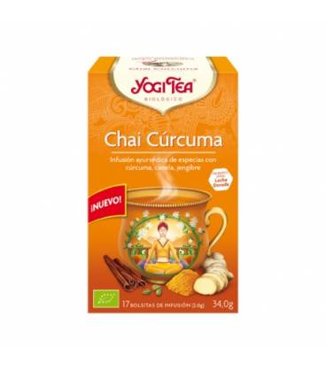 Yogi Tea Chai Cúrcuma BIO 17 bolsitas