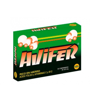 Avifer 30 comprimidos de 525 mg de Robis