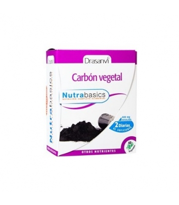 Carbón vegetal 60 cápsulas de Drasanvi