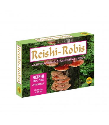 Reishi 40 cápsulas de 600 mg de Robis