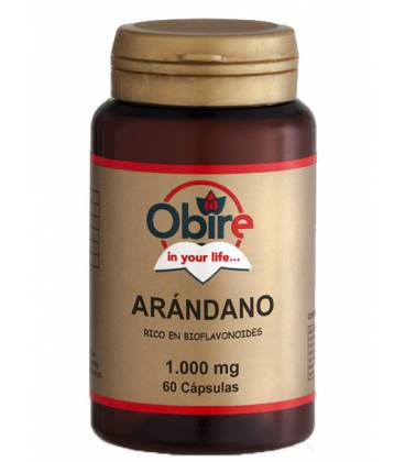 ARANDANO 1000mg 60 Cápsulas de Obire