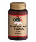 Reishi+shitake+maitake 90 Cápsulas 300mg de Obire