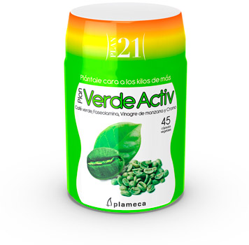 Plan 21 - Plan Verde Activ de Plameca para perder peso